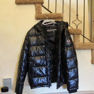 Tommy Hilfiger Black Puffer Coat Large